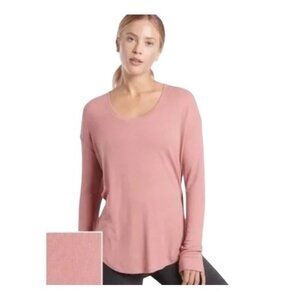 Athleta Cloud Light Top Pink Size L